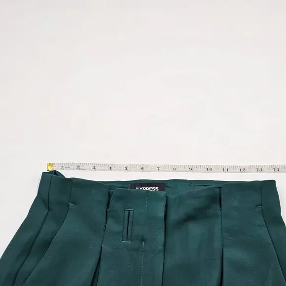 Express Green Wide Leg Pants - Picture 5 of 7